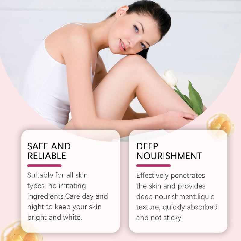 Ouhoe Body Whitening Concentrate, Deep Moisturizing And Nourishing Joint Peeling Body Care Essence