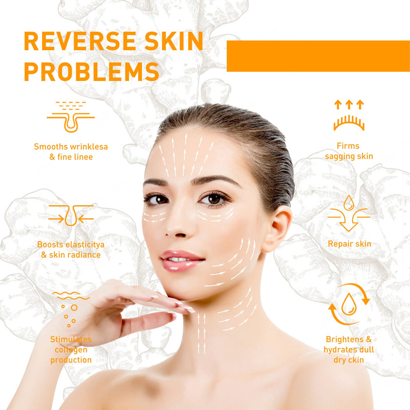 OUHOE Turmeric Face Cream, Reduces Fine Lines And Spots Moisturizes Anti Wrinkles Face Cream