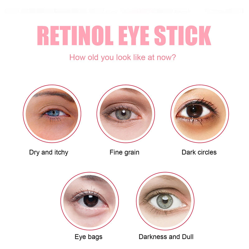Retinol Eye Cream Stick Gentle Formula Hydrates And Moisturizes Eye Skin Nourishing And Smoothing Face Eye Cream