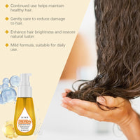 Rice Wash Water Hair Care Oil Repair Hair End Moisturizing Hair Natural Fluffy, Smooth And Glossy Hair Care Essential Oil