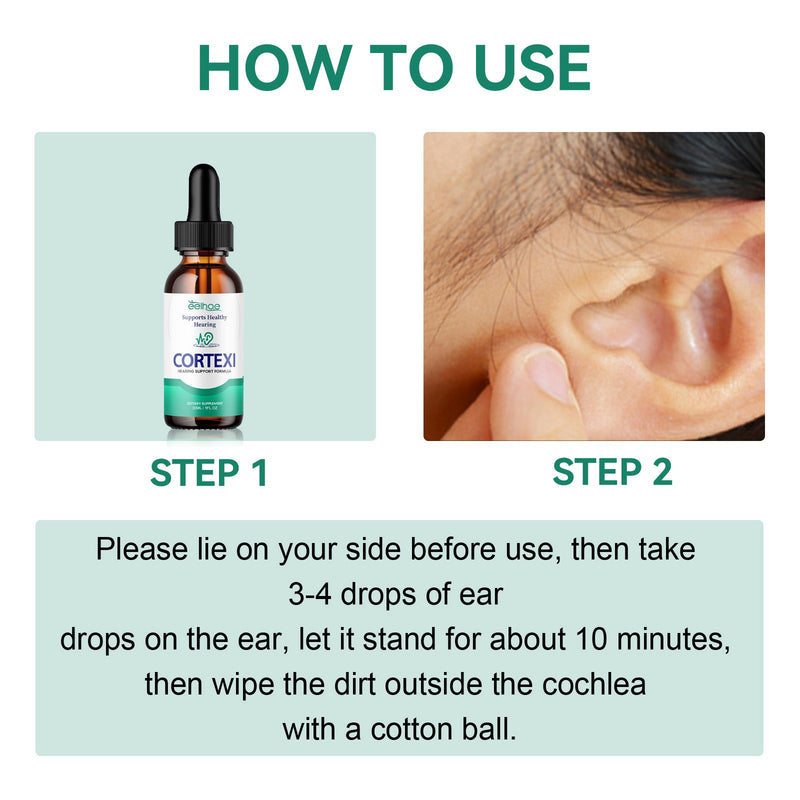 EELHOE Supports Healthy Hearing Drops, Clean Earwax To Relieve Tinnitus Back And Back Discomfort Body Care Ear Drops