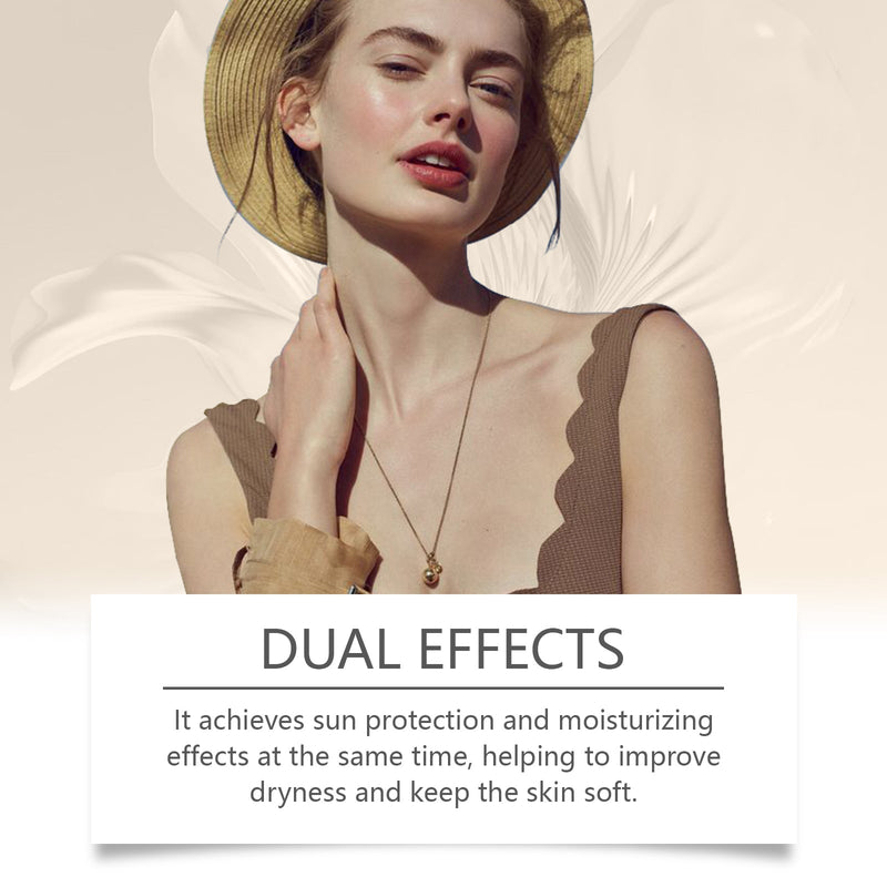OUHOE Moisturizing Protective Cream Outdoor Protection Refreshing Texture Lightweight Isolation Protection Gentle Daily Care