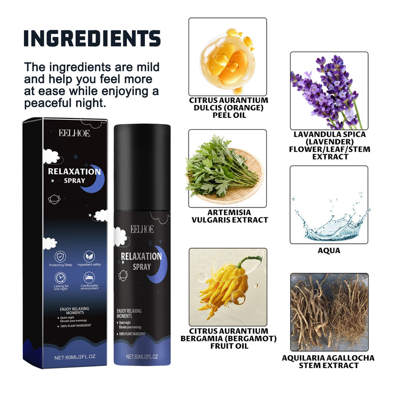 Relaxation Spray, Help Anxiety Insomnia, Much Dream Can Sleep To Relieve Stress
