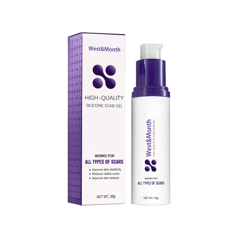 West&Month High-quality Silicone Scar Gel, Lighten Acne Mark Scar Repair Skin Smoothing Care Cream