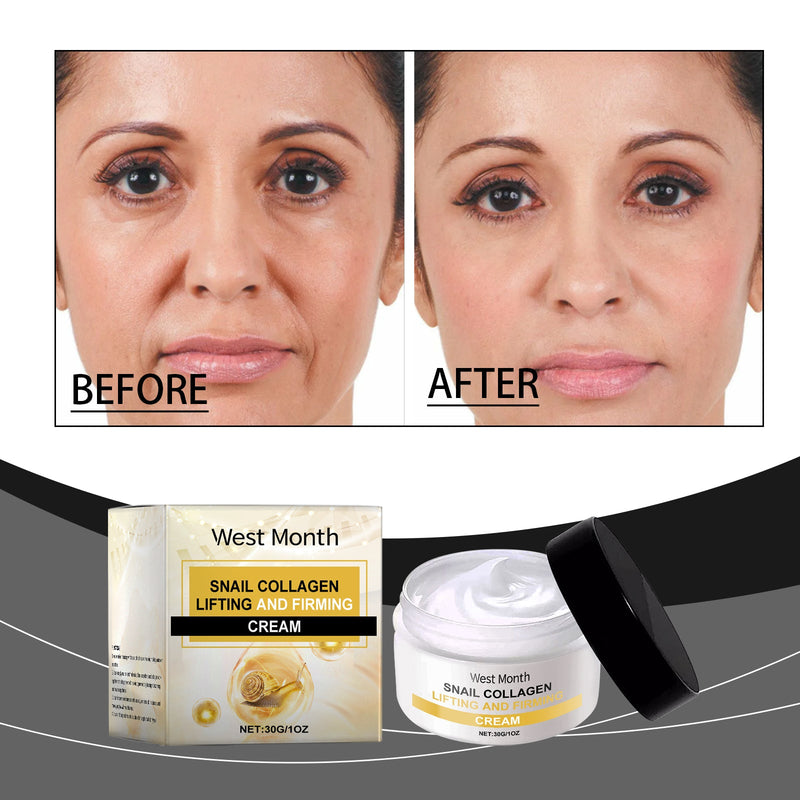 West Month Snail Collagen Lifting Cream, Highly Hydrating And Repairing Skin Skin Care Cream