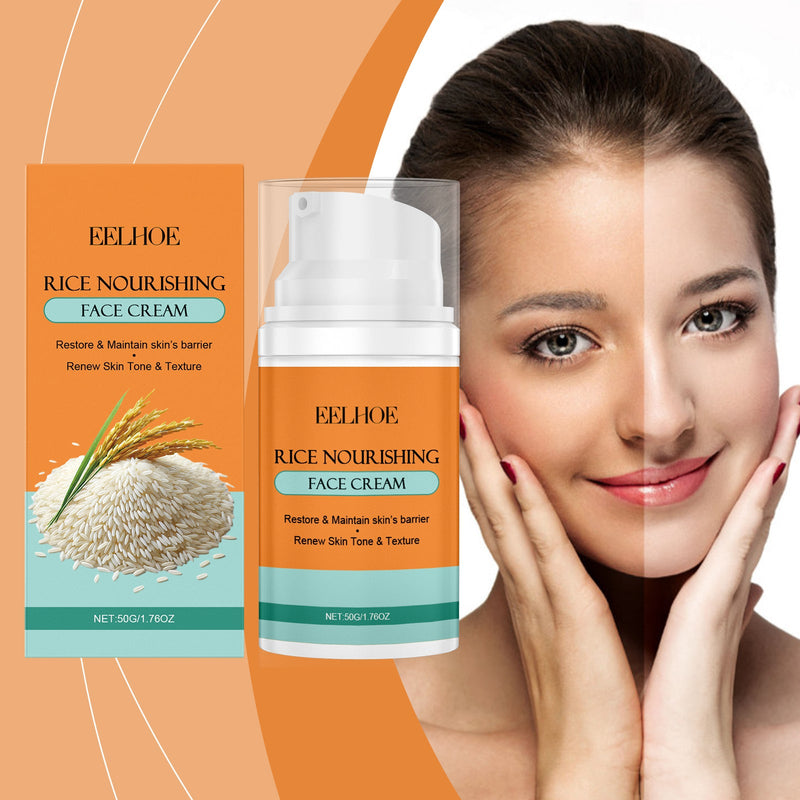 EELHOE Rice Nourishing Cream Gentle, Hydrating, firming, Hydrating and brightening daily skin care cream