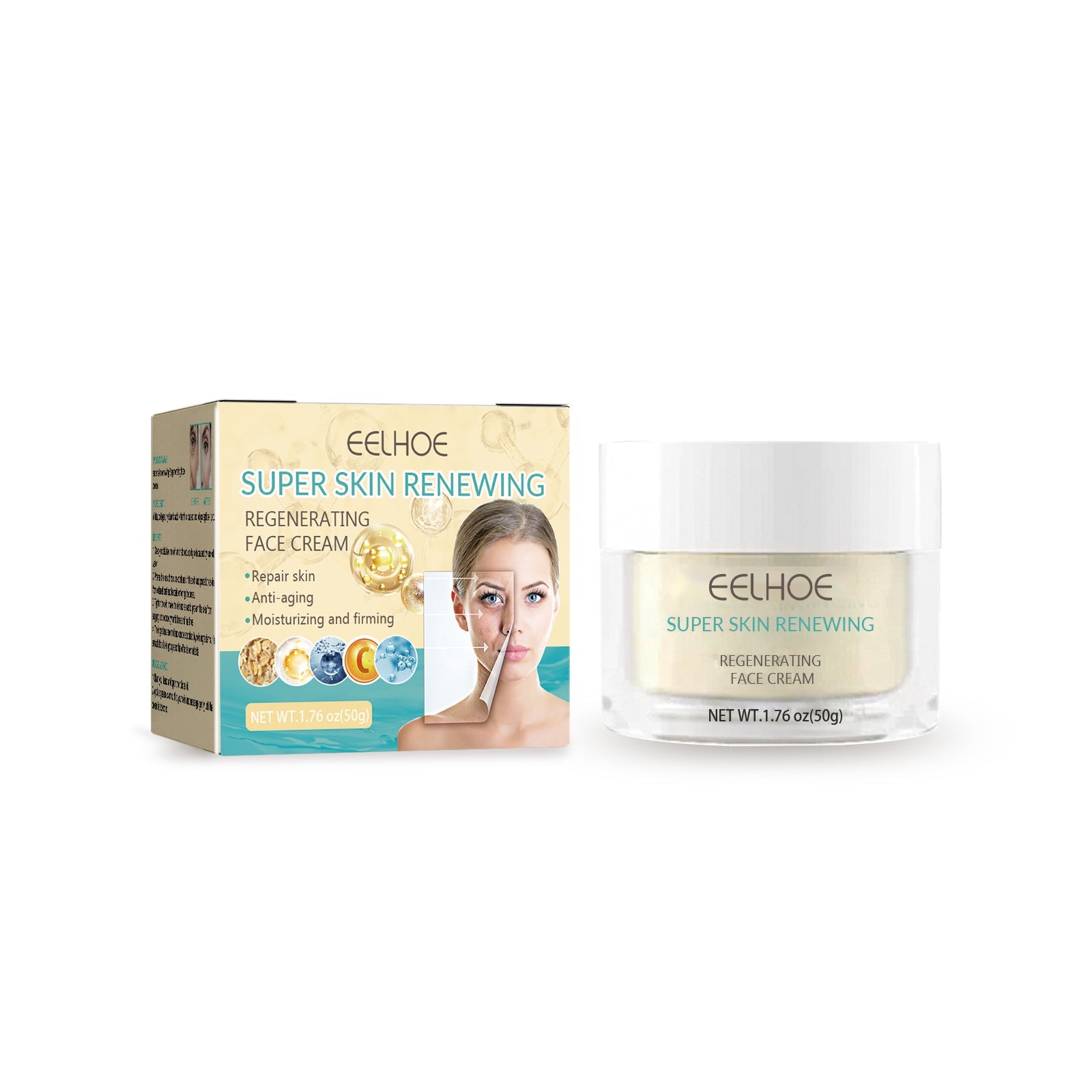 Skin Care Cream, Anti-Aging Skin Repair Cream Hydrates, Reduces Fine Lines, Firming And Brightening