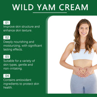 Wild Yam Cream Relieves Menstrual Stomach Pain And Moisturizes Skin With Body Massage Treatment Cream