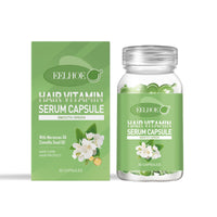 EELHOE Hair Essential Oil Treatment Capsule Hair Nutrition Relief Dry And Smooth Hair And Scalp Massage Essential Oil