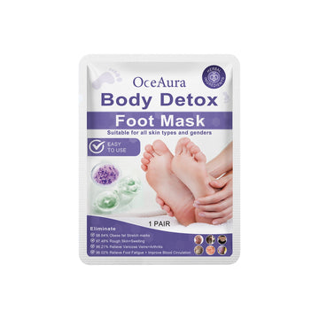 OceAura Foot Mask (Bag) Relieves Foot Discomfort, Gently Cleanses, Enhances Comfort, Tightens And Moisturizes The Skin