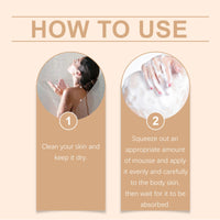 OUHOE Black Body Mousse Summer Tanning Bronzer Moisturizes And Equalizes Skin Tone With A Dark Mousse