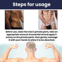 Cloud 9 Oil, Men's Body Care Moisturizing And Enhancing Long-Lasting Massage Essential Oil