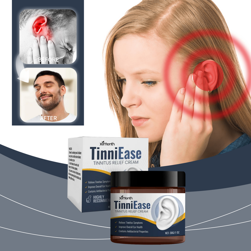 Tinnitus Relief Cream, Daily Gentle Ear Cleansing Care Nourishing Ear Care Cream