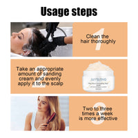Hair Root Nourishing Scrub, Cleans Scalp Moisturizes Hair Roots, Smooth And Dense Hair Care Scrub