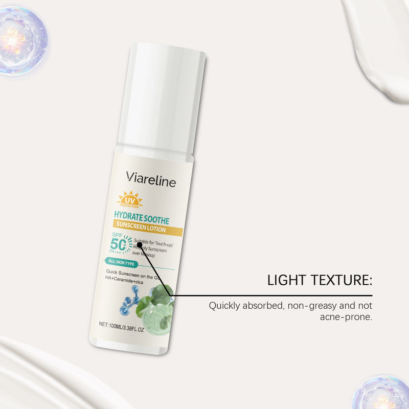 Viareline Moisturizing Protective Emulsion Hydrates And Moisturizes The Water Temperature, Refreshing And Comfortable Care For The Skin