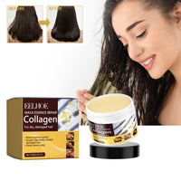 Maca Essence Repair Collagen, Repair Dry Short-Tempered Knot Hair Strong Moisturizing Smooth Hair Film