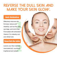 Vitamin C Anti Aging Face Lift Cream, Hydrating Firming Smooth Skin Moisturizing Contractive Pore Facial Cream