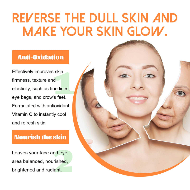 Vitamin C Anti Aging Face Lift Cream, Hydrating Firming Smooth Skin Moisturizing Contractive Pore Facial Cream