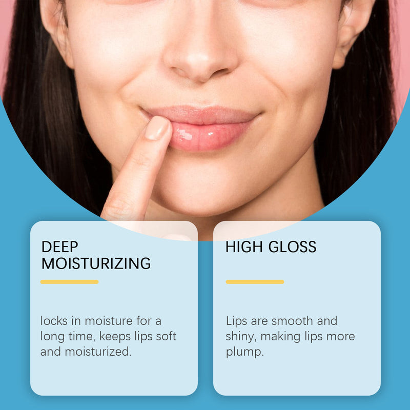 EELHOE Lip Moisturizing Oil, Moisturizes, Hydrates, Tender, Delicate Care And Moisturizes Lip Skin Daily Lip Oil