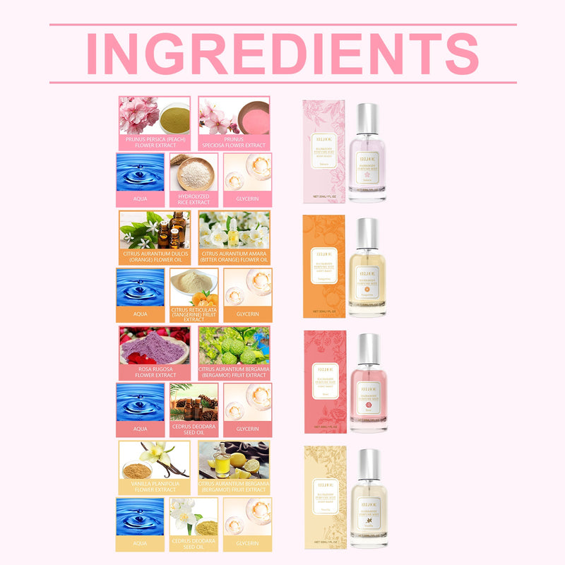 Body Hair Perfume Spray Body Skin Hair Long-Lasting Fresh Fragrance Spray