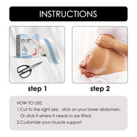 South Moon Pain + Strain Relief Tape, Waist Support Belt For Pregnant Women Belly Retraction Belt For Pregnant Women Belly Support Belt For Pregnant Women
