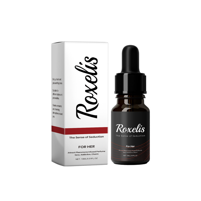 Roxelis Ladies' Pheromone Perfume, Natural Fragrance That Exudes Charm, Leaving An Elegant And Fresh Scent With A Romantic Atmosphere