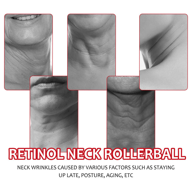 Retinol Neck Rollerball, Moist Smooth Neck Wrinkle Wrinkle Firming Neck Reshape The Swan Neck