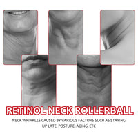 EELHOE Retinol Neck Rollerball, Moist Smooth Neck Wrinkle Wrinkle Firming Neck Reshape The Swan Neck