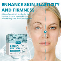 Retinol & Collagen Moisturizer Face Cream,Hydrating Brightening Elastic Firming And Smoothing Fine Lines Anti-Aging Retinol Cream