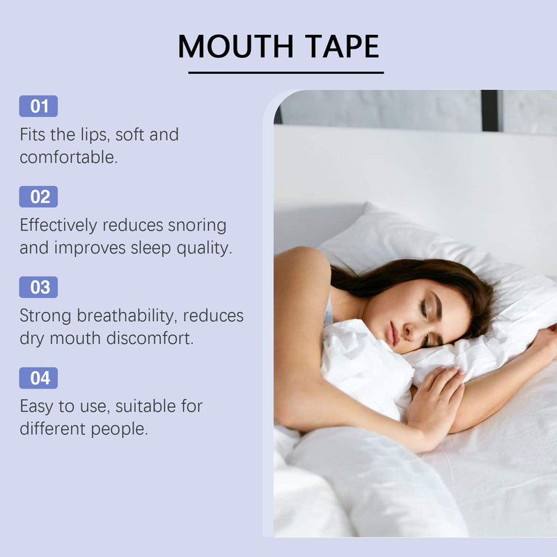 Houkea Sleep Improvement Patch, Night Body Care Patch Reduces Mouth Opening, Soothes Snoring And Gently Pampers Sleep