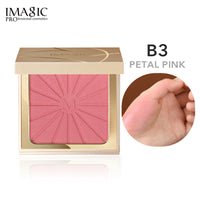 IMAGIC Monochrome Blush High Gloss Matte Vitality Pearlescent Natural Nude Makeup Three Dimensional Repair Compact And Portable