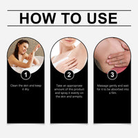 Viareline Jasmine Fresh Spray Natural Fragrance Body Sweat To Remove Odor Refreshing Fragrance Portable