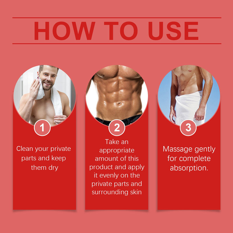 Men's Herbal Oil, Men's Vitality And Endurance Enhancement Body Massage Toning Oil