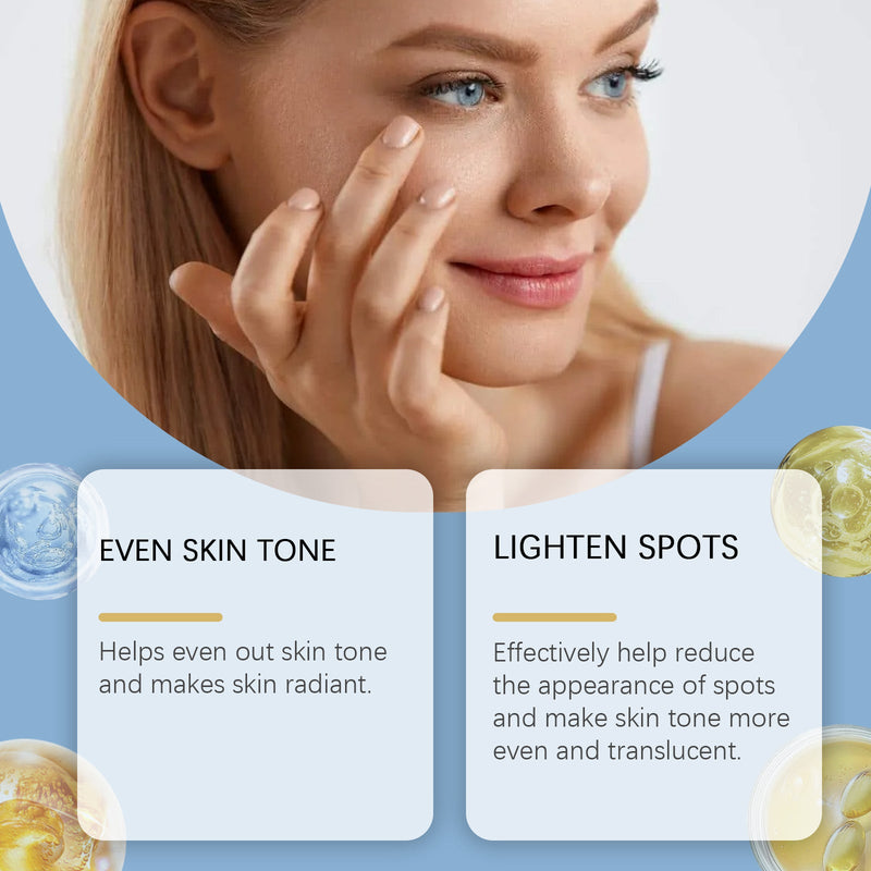 OUHOE Brightening Skin Essence, Lightening Facial Blemishes, Improving Darkness, Gentle Repair, Moisturizing And Easy To Absorb