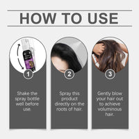 Hoegoa Hair Volumizing Spray, Hair Volumizing Lazy Person Remove Oil Refreshing Long-Lasting Styling Leave-In Spray