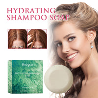 Hydrating Shampoo Soap, Mild Refreshing Oil Control Clean Soft Gloss Hair Nourishing Shampoo Soap