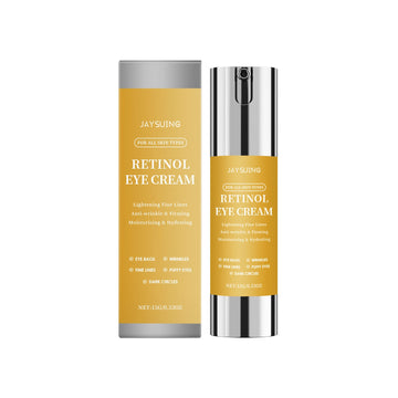 Jaysuing Retinol Eye Cream, Deeply Moisturizes And Nourishes, Improves The Skin Around The Eyes, Relieves Dryness And Tightens The Eye Area