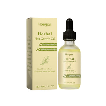 Herbal Hair Growth Oil, Prevent To Take Off The Thick Hair Essence Thick Hair Growth Liquid Dropping Essence Nourishing Repair Hair Relieve Dry Short-Tempered Hair Meek