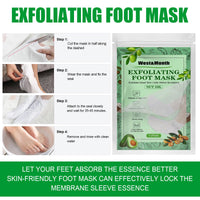 West&Month Nut Oil Foot Mask, Niacinamide Foot Mask Exfoliates Dead Skin Moisturizing And Repairing Foot Mask