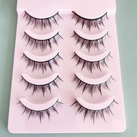 Cartoon Bushy Black Terrier Big Devil False Eyelashes Whole Piece Barbie Eyelashes Natural Little Devil