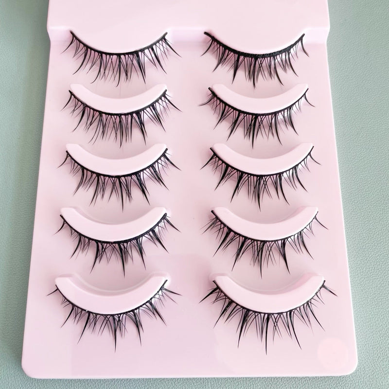 Cartoon Bushy Black Terrier Big Devil False Eyelashes Whole Piece Barbie Eyelashes Natural Little Devil