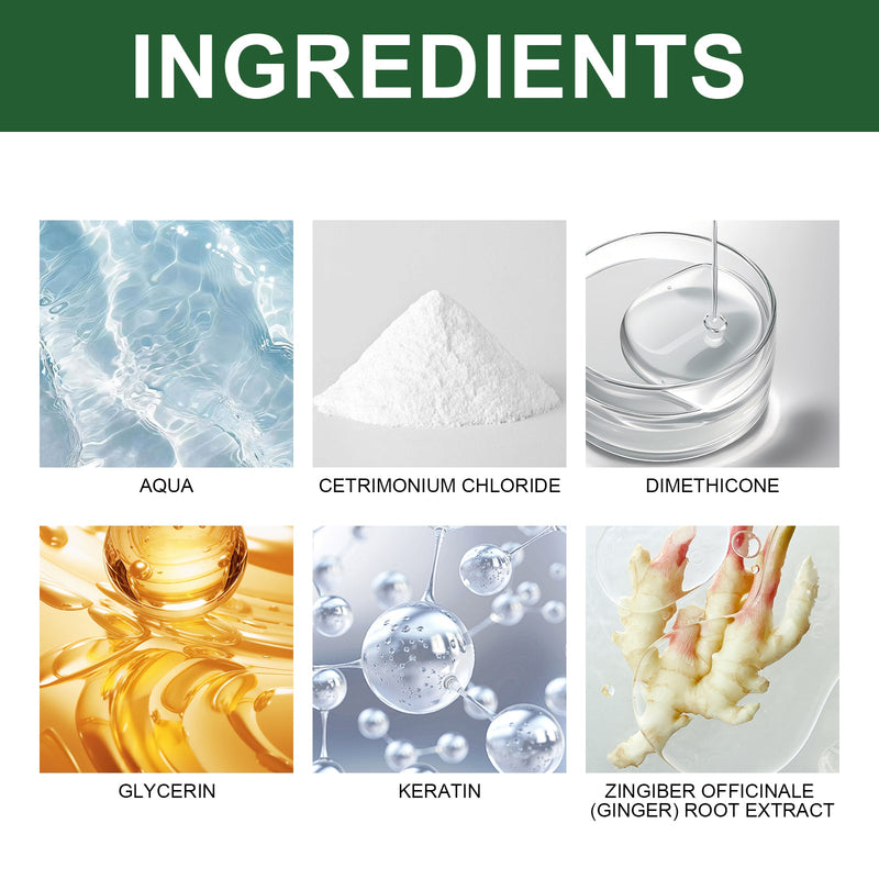 Ginger Conditioner Gently Moisturizes, Hydrates And Moisturizes Hair Conditioner