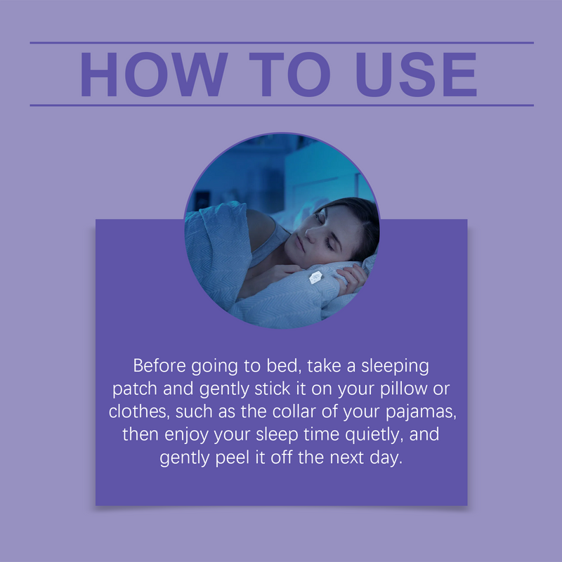 Ximonth Stress Relief Night Patch, Night Lavender Fragrance Pamper Sleeping Home Body Care Patch