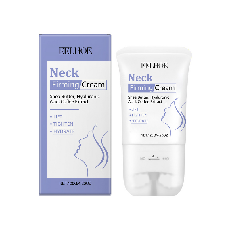 EELHOE Firming Roller Neck Cream, Hydrating, Moisturizing, Firming, Lightening Neck Lines, Nourishing And Massaging Neck Cream