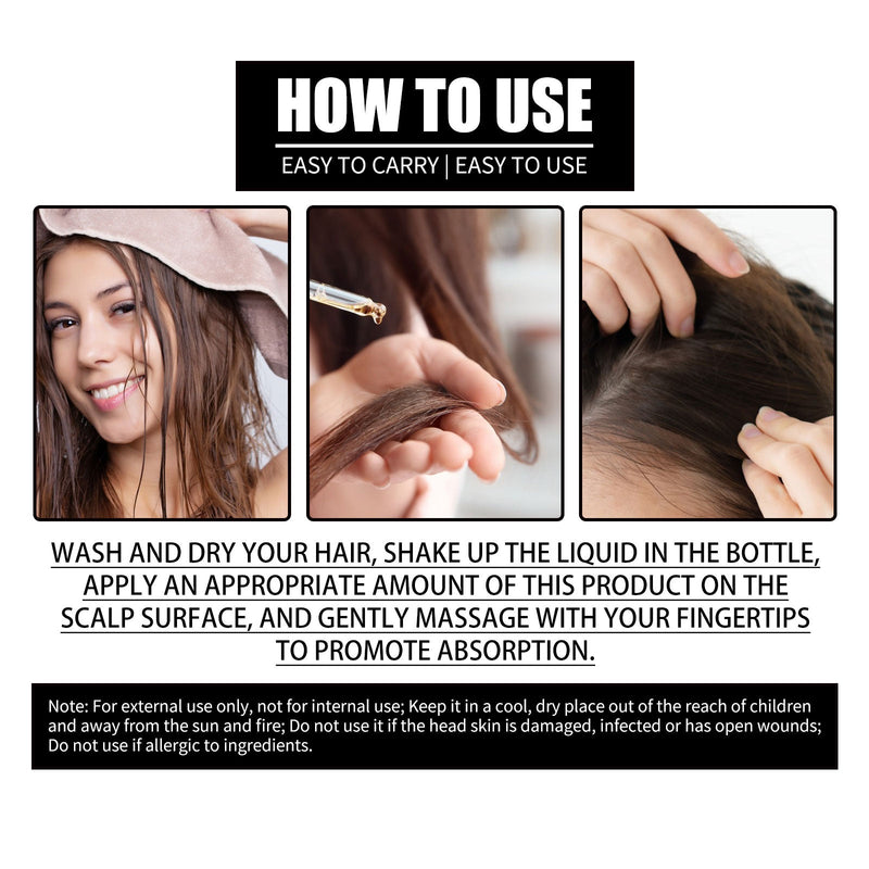 OUHOE Collagen B7 Vitamin Hair Care Essential Oil Nourishes Hair Gently And Softens Hair