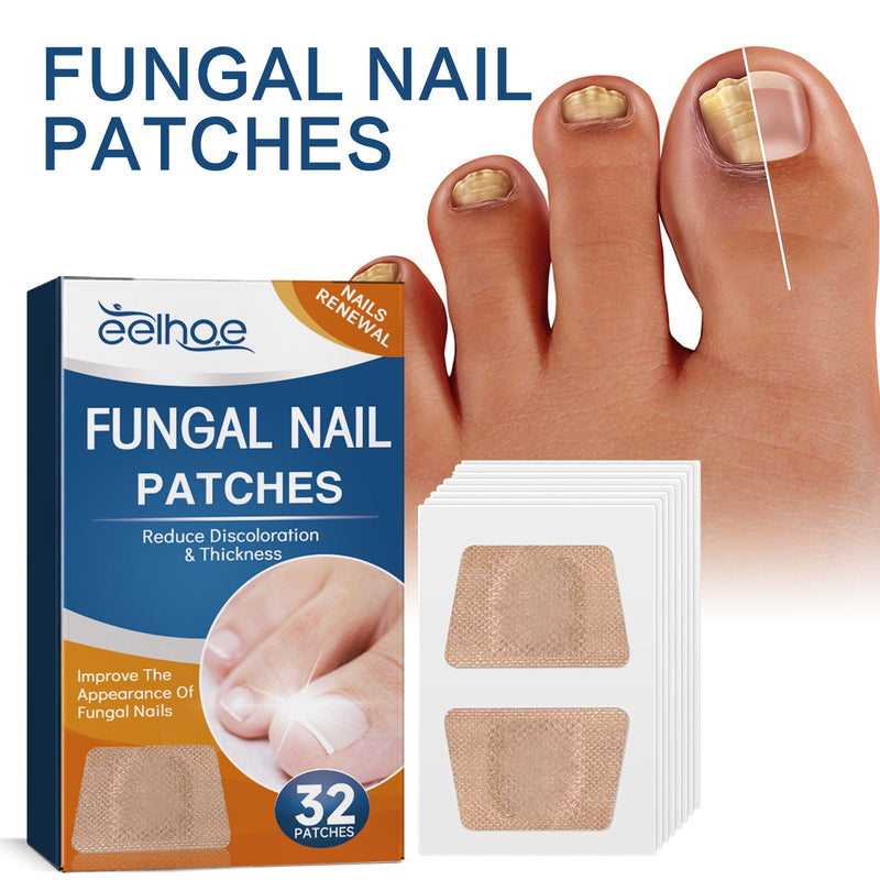 EELHOE Fungal Nail Patches, Toenail Care Soft Nail, Inlay Nail And Thickening Nail Repair Patch