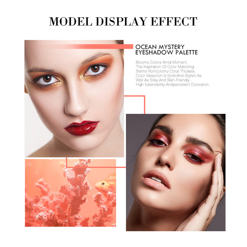 Beauty 18 Color Eye Shadow Plate Pearl Glitter Powder High Gloss Matte Multi Color Eye Shadow Plate Color Makeup