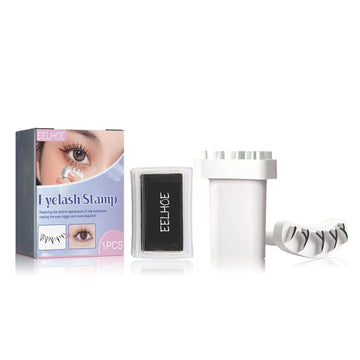 EELHOE Eyelash Stamp, Diy Eyelash Stamp Printing 3D Durable Waterproof Eyelash Aid