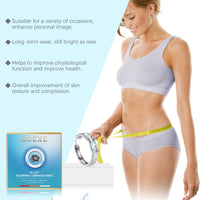 Hoexe Silver Glow-In-The-Dark Rings Protect Daily Life, Physical Exercise, Portable Men's And Women's Care Rings