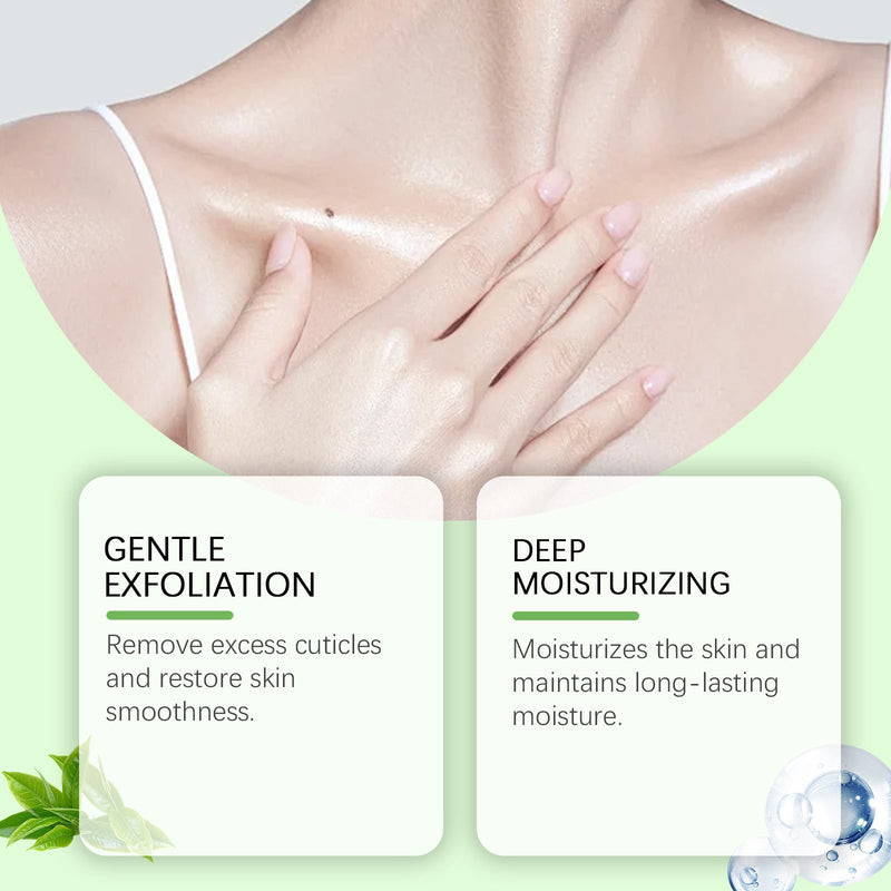 WoodSleep Green Tea Body Scrub Gently Cleanses, Moisturizes, Moisturizes And Delicate Skin